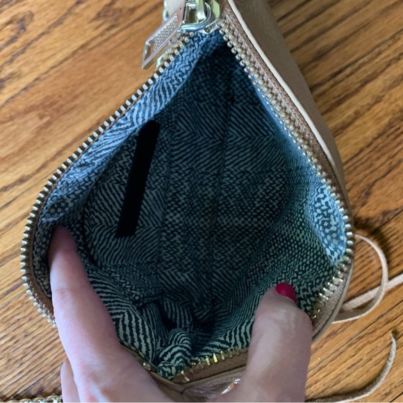 Rebecca Minkhoff Camel Three zipper crossbody - Picture 6 of 6